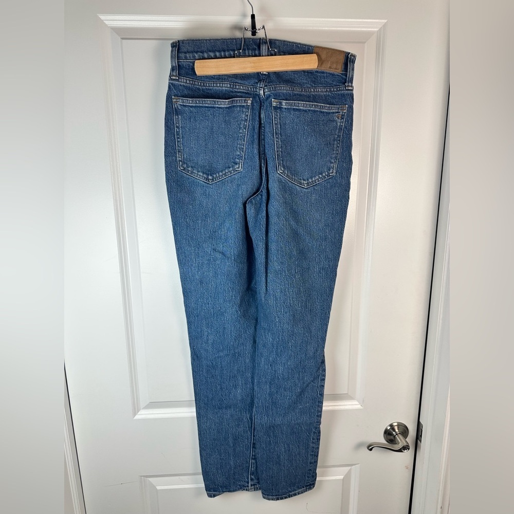 Madewell The Perfect Vintage Jean 28T Tall High Rise Straight Leg Denim - Picture 6 of 10